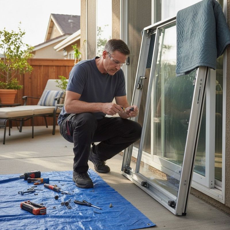 Sliding Door Track Repair in Conroe, TX